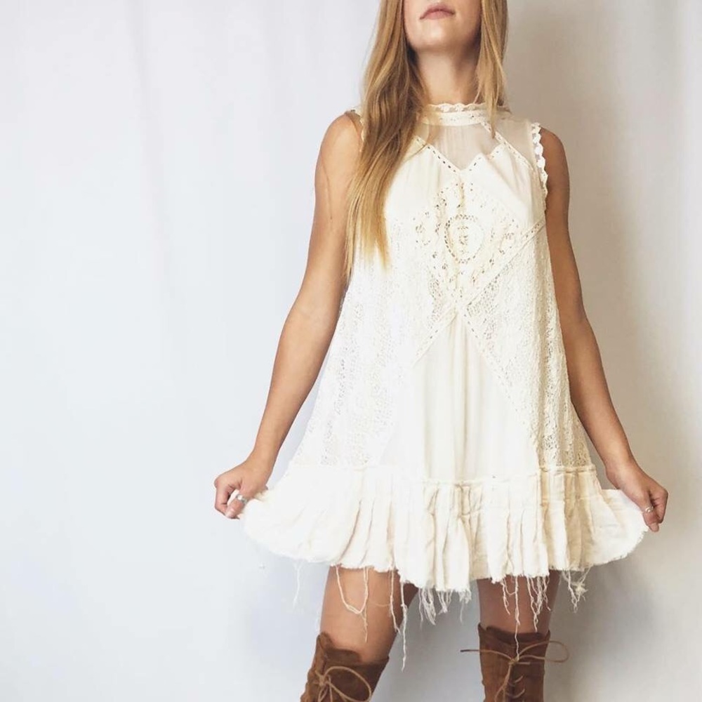 Free People FPOne Angel Lace Dress